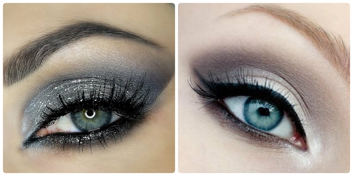 Maquillaje de ojos 2025- el gris pastel da frescura a los ojos