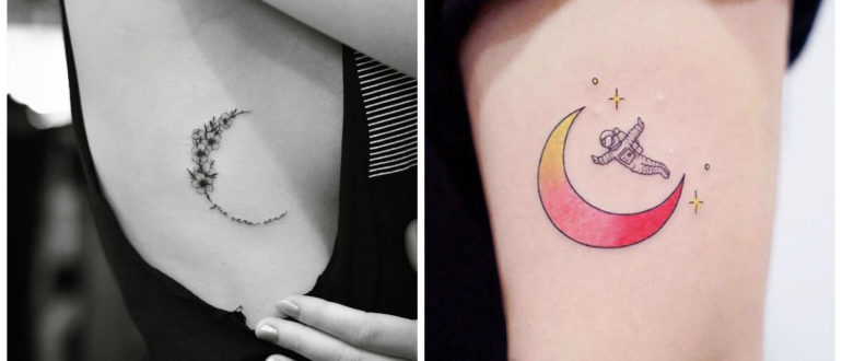 Tatuajes de lunas- mejores ideas para hacewrte tatuaje de luna