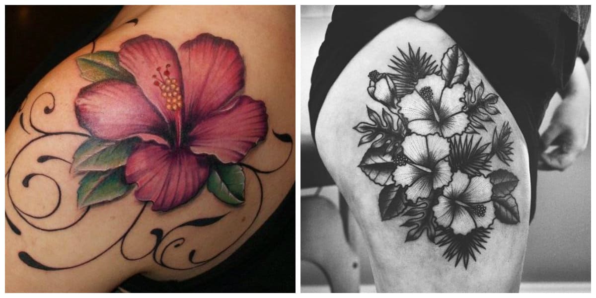 Tatuaje hibisco- tendencias que son popular entre hombres y mujeres