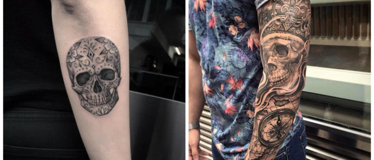 Tatuajes calaveras- imagenes y tendencas de estes tipo de tatuajes de moda