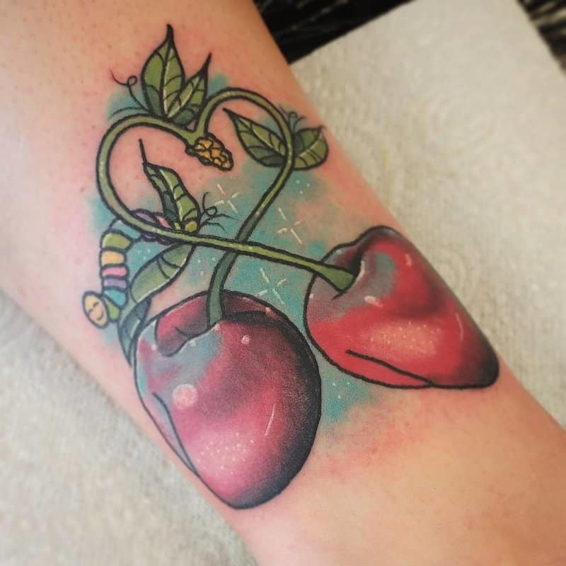 Tatuajes-de-cerezas-Las-ideas-y-tendencias-de-tatuaje-de-cereza-dulce-para-todos